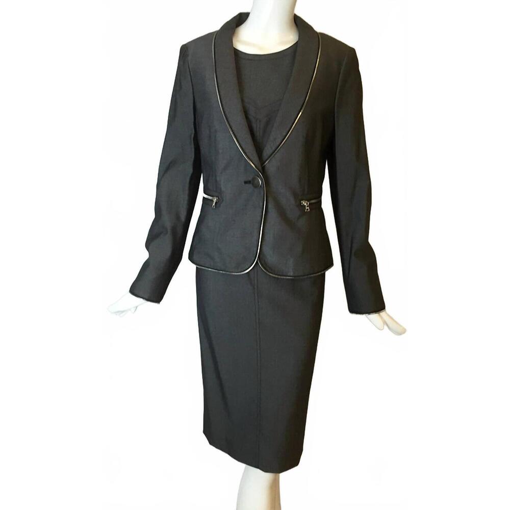 NEW GEORGES RECH women's dress and jacket in gray